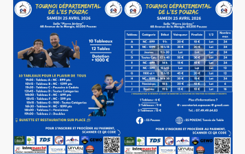3ème tournoi de l'ES Pouzac
