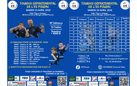 3ème tournoi de l'ES Pouzac